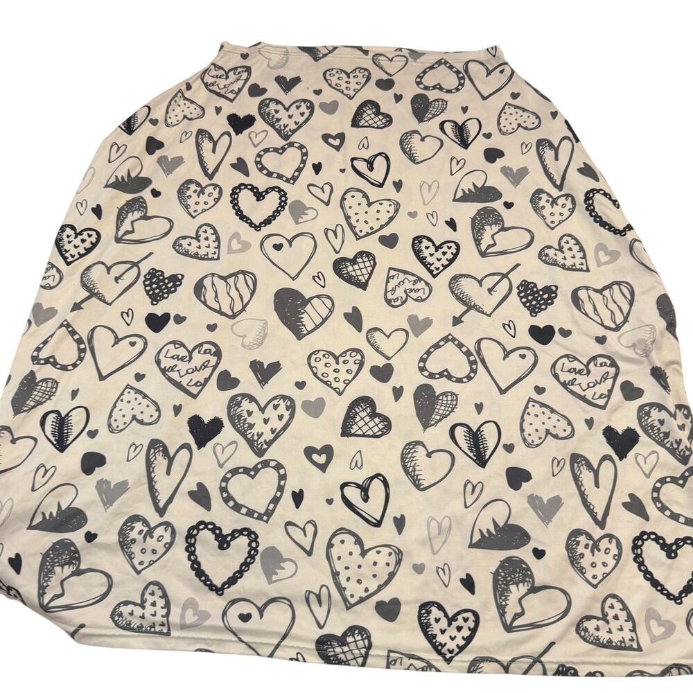 Nursing cover with hearts breastfeeding mama one size lightweight summer